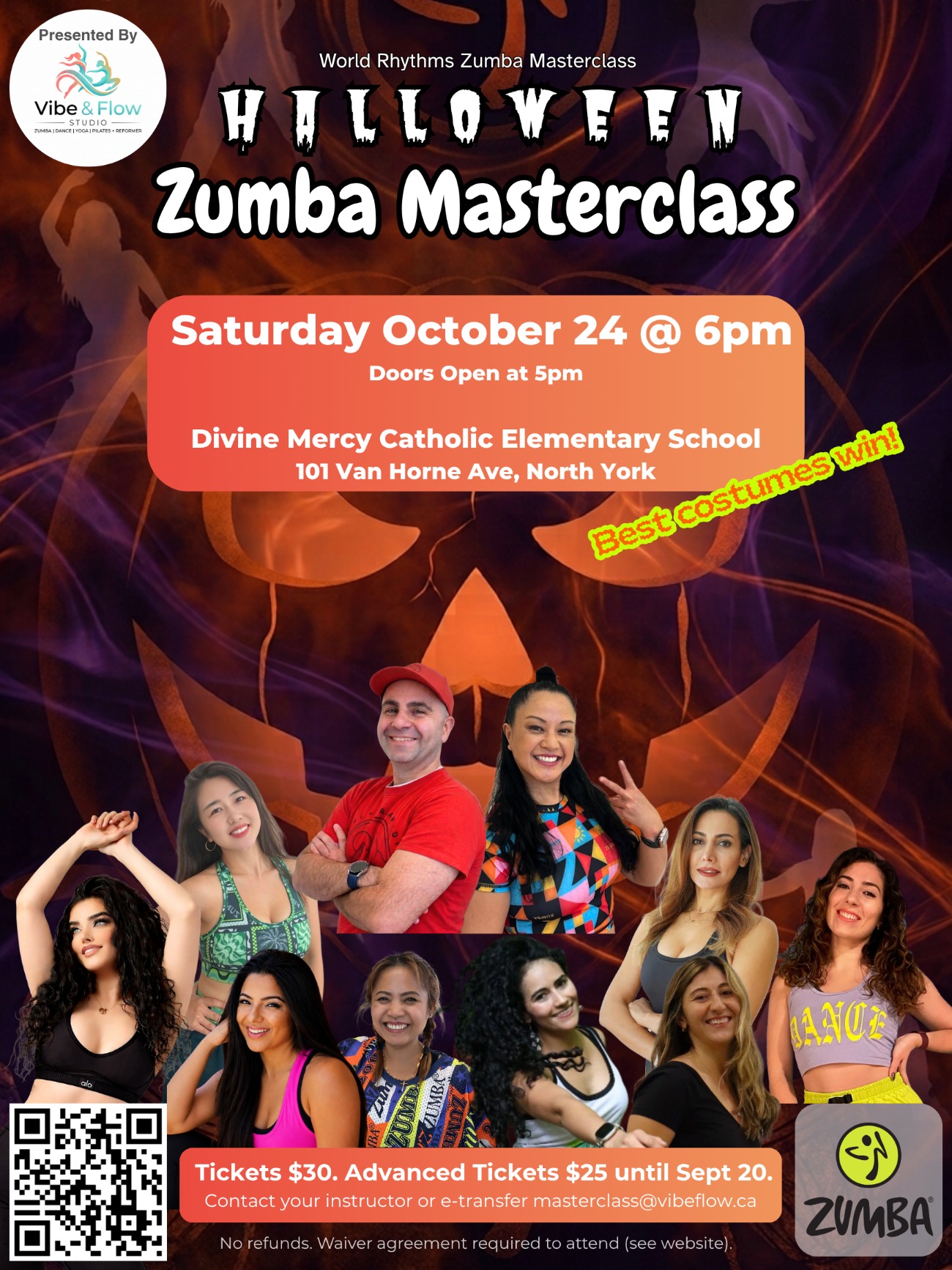 Zumba Masterclass Poster